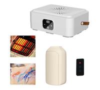 Hooha Asciugatrice elettrica per applicazione più rapida di vernice, asciugatore a pompa di calore, piccola asciugatrice portatile mini e peso leggero 0,85 kg e temporizzazione 30 minuti - 199 min &