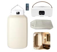 Hooha Asciugatrice elettrica portatile, allungabile, piccola, con telecomando e funzione di sterilizzazione UV, a risparmio energetico, piccola asciugatrice per viaggi, appartamenti e dormitori