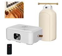 Hooha Mini asciugatrice elettrica portatile con aria calda, ad asciugatura rapida, timer, spegnimento 30s, 650 W, per piccola famiglia, vita da soli, viaggi d'affari, attività all'aperto