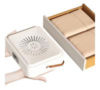 Hooha Piccola asciugatrice da 0,85 kg, per armadio elettrico ad aria calda, 30 s, display digitale, spegnimento automatico per appartamento al celibato, 8 - 10 vestiti, 20 cm x 11,5 cm x 27 cm, mini