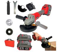 Hooha Smerigliatrice a Batteria Senza Spazzole 3 Velocità Variabile Batteria Flex Smerigliatrice angolare Con Interruttore di Avvio Rapido E Funzione di Blocco Batteria Smerigliatrice Per Sbavatura Di