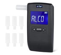 HooJtny Etilometro Portatile Certificato, Alcol Test con 6 Boccagli, Etilometro Portatile Sensore Semiconduttore