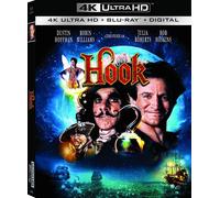 Hook (4K UHD Blu-ray) Dustin Hoffman Robin Williams Julia Roberts Bob Hoskins