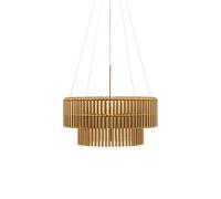 Hook 60 Lampada a Sospensione Cognac/Ottone Spazzolato