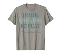 Hook Breathe Repeat Handmade with Love Crochet Lover Maglietta