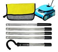 Hook For Pool Robot Removal - Pool Cleaner Retrieval, Pools Vacuum Hookk Replacement, Durable Stainless Steel Design For Swimming Raft Handling, Ground Cleaning, Underwater Fountain Maintenance