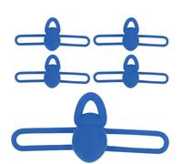 Hook Keeper for Fishing Rod - 5 Pack Rubber Lure Holder | High Elasticity Multi-Functional Fishing Tackle Accessory | Saltwater And Freshwater Fish Hook Organizer for Rods