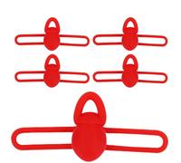 Hook Keeper for Fishing Rod, Rubber Lure Holder Set, High Elastic Accessory, Multi Function Clip Mount, Fishing Tackle Gear, Excellent for Saltwater Freshwater Angling, 2.2x0.98x0.39 Inches
