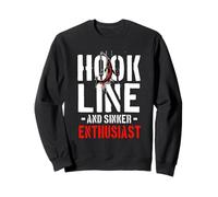 HOOK LINE AND SINKER ENTHUSIAST Felpa