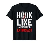HOOK LINE AND SINKER ENTHUSIAST Maglietta