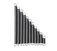 Hook Long Expansion Tension Spring, 2pc, Wire 1.2mm Outer Diameter 14mm Dual Hardware Accessories 304 Stainless Length(1.2x14x100mm)