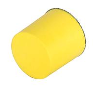 Hook Loop Foam Hand Sanding Pad Block Dust Comfortable Grip Magic Patch Mill Bottom for Wood Polishing Household Cleaning Automobile Maintenance Finishing Grinding Yellow PU Foam (2 Inch (50mm ID,