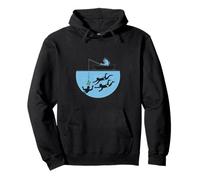 Hook Me Up con la Battuta di Pesca Felpa con Cappuccio