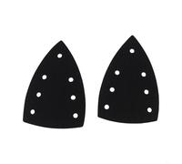 Hook Plus Loop Lucidatura con levigatura compatibile con la maggior parte dei materiali con tampone, 100 x 150 mm, 7 fori, dischi abrasivi triangolari duraturi per lucidatura e supporto