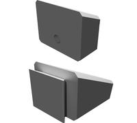 Hook System for Wall - Two-Piece Design for Home Organization and Storage