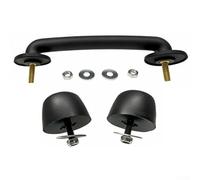 Hooke Road Engine Hood Loop con parabrezza tenere premuto staffa per Jeep per Wrangler JK 2007 a 2018 per protezione contro le collisioni quando il cappuccio è su