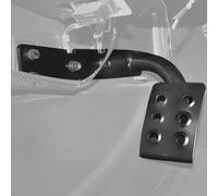 Hooke Road Left Side Dead Pedal Poggiapiedi Kick Panel Metal Step Compatibile con Jeep Wrangle JK e Unlimited 2007-2018