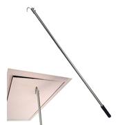 Hooked Hook per Attic - Gancio per scala a soffitto, gancio per tirare attico | Strumento manuale multifunzionale per scale sottotetto inferiore, robusto gancio per scale re
