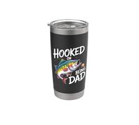 Hooked On Being Dad Bicchiere termico in acciaio inox doppia parete