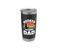 Hooked On Being Dad Bicchiere termico in acciaio inox doppia parete