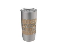 Hooked On Being Grandpa Bicchiere termico in acciaio inox doppia parete