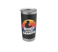 Hooked On Being Grandpa Bicchiere termico in acciaio inox doppia parete