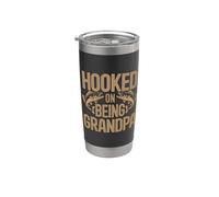 Hooked On Being Grandpa Bicchiere termico in acciaio inox doppia parete