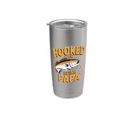 Hooked On Being Papa Bicchiere termico in acciaio inox doppia parete