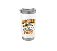 Hooked On Being Papa Bicchiere termico in acciaio inox doppia parete