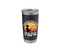 Hooked On Being Papa Bicchiere termico in acciaio inox doppia parete