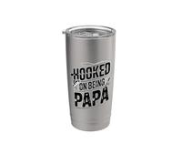 Hooked On Being Papa Bicchiere termico in acciaio inox doppia parete