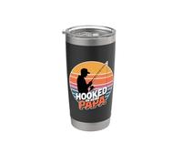 Hooked On Being Papa Bicchiere termico in acciaio inox doppia parete