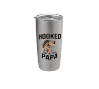 Hooked On Being Papa Bicchiere termico in acciaio inox doppia parete