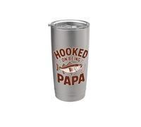 Hooked On Being Papa Bicchiere termico in acciaio inox doppia parete
