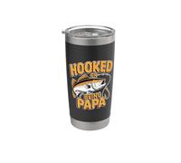Hooked On Being Papa Bicchiere termico in acciaio inox doppia parete
