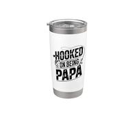 Hooked On Being Papa Bicchiere termico in acciaio inox doppia parete