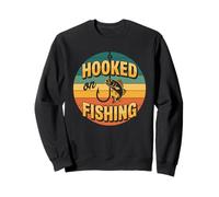Hooked On Fishing - Pescatori di spigola e Outdoorsmen Felpa