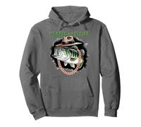 Hooked On Style Fashion Fishing Fisherman - Angler Hip Bass Felpa con Cappuccio
