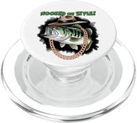 Hooked On Style Fashion Fishing Fisherman - Angler Hip Bass PopSockets PopGrip per MagSafe