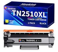 Hookink TN2510XL Toner Sostituzione per Brother TN2510XL TN-2510XL TN2510 per MFC-L2800DW DCP-L2660DW HL-L2400DWE HL-L2445DW HL-L2447DWMFC-L2835DW MFC-L2860DW MFC-L2827DW DCP-L2620DW (1 Nero)
