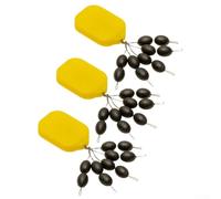 Hooklink - Punte per pesca alla carpa, con peso in gomma di tungsteno, per appuntare il gancio e ancorare stucco su pesi per attrezzatura da pesca (6 mm)