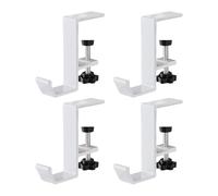 Hooks Garland - Set di 4 supporti per caminetto regolabili | Grucce per decorazione senza avvolgimento a doppio uso per Natale, feste, finestre, ganci per le vacanze in metallo resistenti