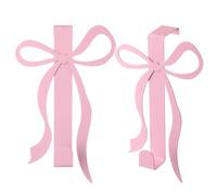 Hooks Over the Door, Bow Shape Metal Hangers, Cute Decorative Towel Hooks