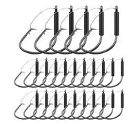 Hooks Weedless | Strong Bass Fishing Hooks | 25 Pezzi Convenient Professional Jig Carbon Steel Fish Equipment for Fishermen River Stream Freshwater Pond Anglers Sea Reservoir Lake Saltwater