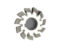 Hookurity Frese per Ingranaggi in HSS 1 pz M0.5 M0.75 M1 M1.25 M1.5 M2 M2.5 M3 M4 M5-M10 Modulo PA20 Gradi N. 1-N. 8 HSS(No.6,M6x40)