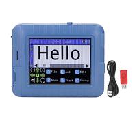 HOOLEEY Stampante a getto d'inchiostro Mini Smart Macchina da stampa con codice QR regolabile di tipo C DPI dall'aspetto blu 2000mAh