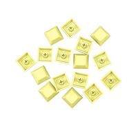 HOOLRZI 100 Tasti PBT Keycaps Retroilluminato 1U DSA Profilo Misto Colore Trasparente Keycaps Per Tastiera Meccanica MX Interruttori Dsa Profilo Pbt Keycaps Retroilluminato