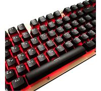 HOOLRZI 104 Pezzi ABS Trasparente Keycaps Tastiera Meccanica Copritasti Russo Coreano Retroilluminato Copertura Della Chiave Per Cherry MX Switch Abs Retroilluminato Keycaps