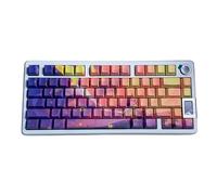 HOOLRZI 134PCS Keycaps a tema PBT stampa laterale attraverso retroilluminato Keycap Set per tastiera meccanica da gioco 134PCS Keycaps a tema PBT stampa laterale attraverso il set di keycap