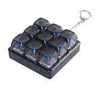 HOOLRZI 9Key XDA Traslucido Keycap Tester Interruttori Portachiavi Tester Interruttori a Chiave Senza Luce Tester Per Tastiere Meccaniche